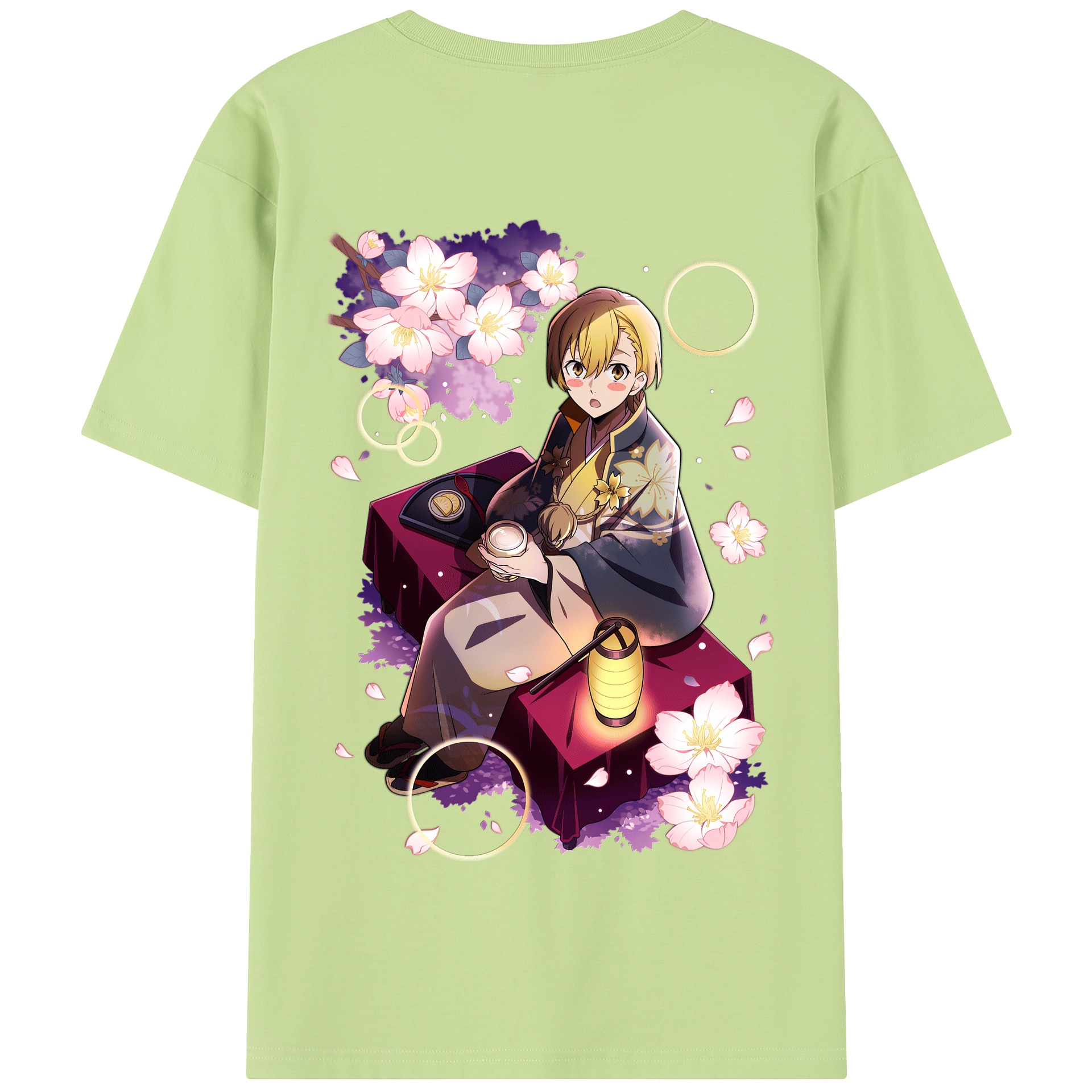 （画像用） 文豪ストレイドッグス Bungo Stray Dogs 綿100％半袖Tシャツ（背面プリント）